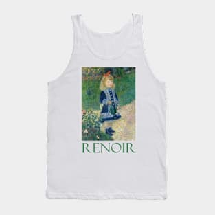 Girl with a Watering Can by Pierre-Auguste Renoir Tank Top